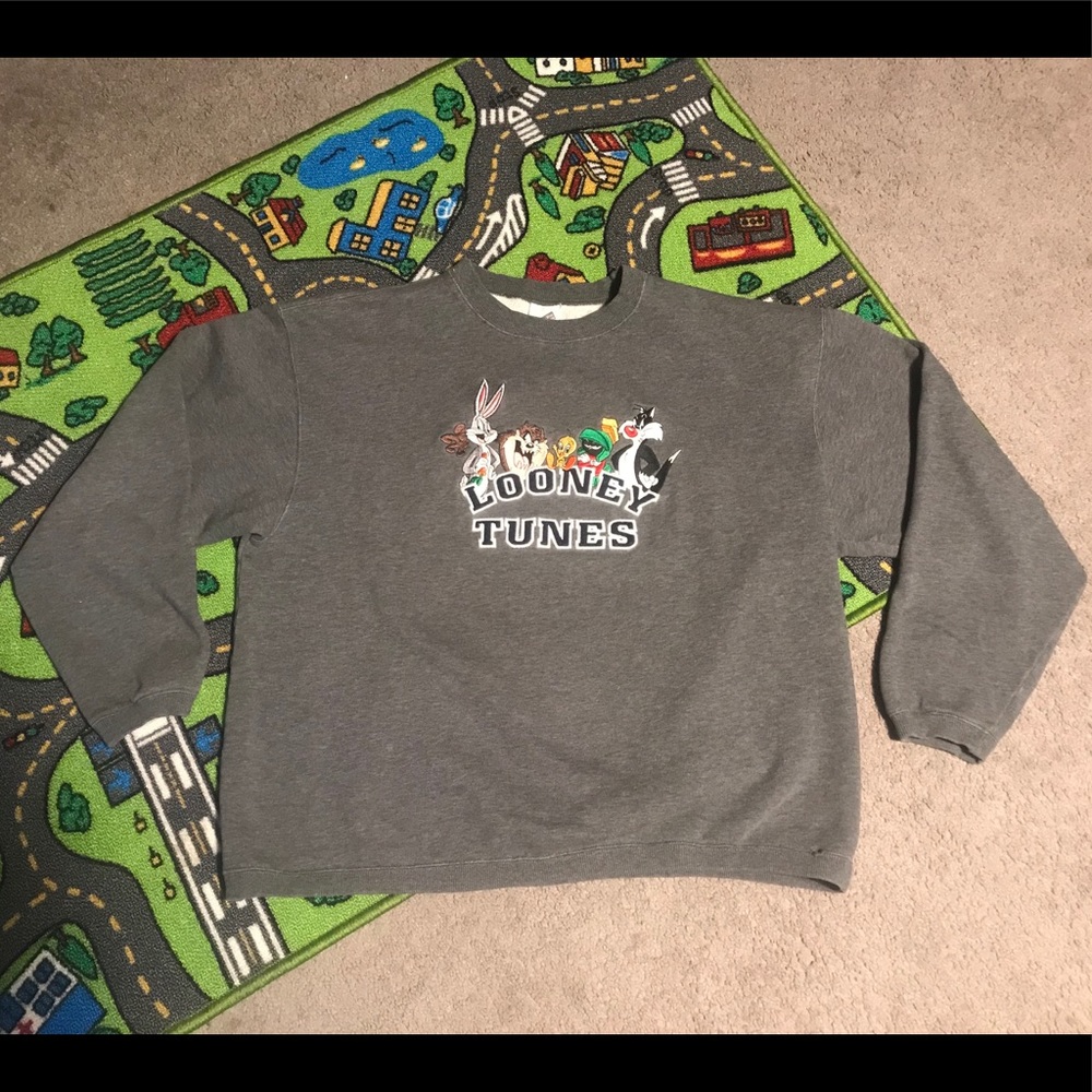 VTG 90s looney tunes sweatshirt men’s M RARE